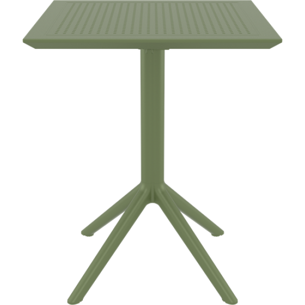 Sky τραπέζι πτυσ/νο olive PP 60x60x74cm 20.0291