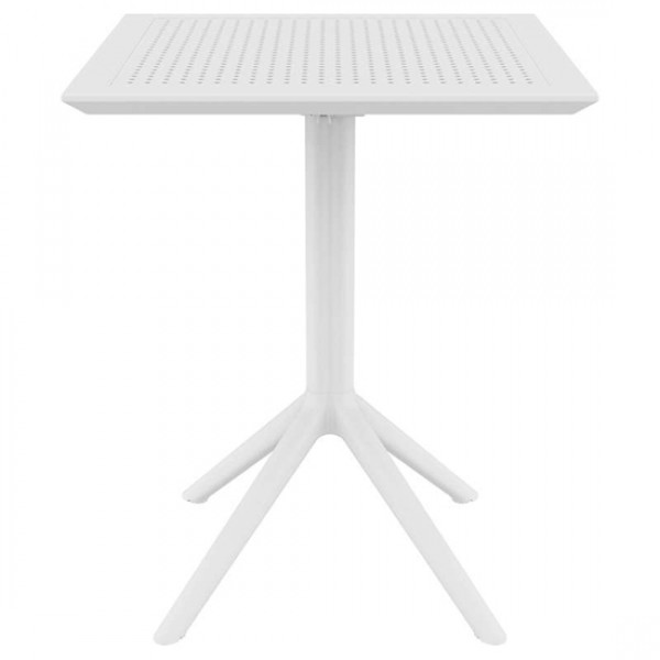 Sky τραπέζι πτυσ/νο λευκό PP 60x60x74cm 20.0280