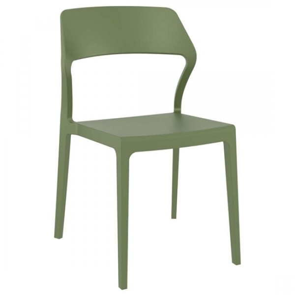 Snow olive καρέκλα PP 52x56x83cm 20.0153