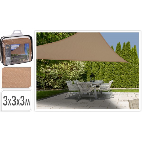 ΠΑΝΙ ΣΚΙΑΣΗΣ ΤΡΙΓΩΝΙΚΟ SAND 3x3x3m X66100120