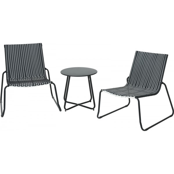 Σετ Κήπου & Βεράντας με Τραπέζι και 2 Καρέκλες - Μέταλλο/Rattan Y06000550