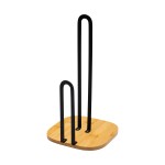 ΒΑΣΗ ΓΙΑ ΡΟΛΟ ΚΟΥΖΙΝΑΣ BAMBOO ESSENTIALS ΜΕΤΑΛΛΙΚΗ 16x16x31.3cm 01-13196