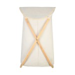 ΚΑΛΑΘΙ ΑΠΛΥΤΩΝ BAMBOO ESSENTIALS 40x40x70cm ΜΕ ΘΗΚΗ ΠΟΛΥΕΣΤΕΡΑ ΠΤΥΣΣΟΜΕΝΟ ΜΠΕΖ 02-18627