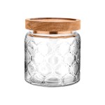 ΔΟΧΕΙΟ ΑΠΟΘΗΚΕΥΣΗΣ ALLURE ΓΥΑΛΙΝΟ 500ml 11x10cm ΑΝΑΓΛΥΦΟ 01-23591