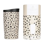 ΘΕΡΜΟΣ TRAVEL MUG SAVE THE AEGEAN 350ml LEOPARD TAUPE 01-25663