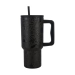 ΘΕΡΜΟΣ STRAW TUMBLER XL SAVE THE AEGEAN 900ml NOIR ECHO 01-32098