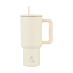 ΘΕΡΜΟΣ STRAW TUMBLER XL SAVE THE AEGEAN 900ml LILY WHITE 01-32128