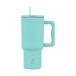 ΘΕΡΜΟΣ STRAW TUMBLER XL SAVE THE AEGEAN 900ml BERMUDA GREEN 01-32135