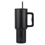 ΘΕΡΜΟΣ STRAW TUMBLER XL SAVE THE AEGEAN 1200ml MIDNIGHT BLACK 01-32180