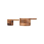 ΞΥΛΙΝΗ ΜΕΖΟΥΡΑ ΚΟΥΖΙΝΑΣ ALLURE 13,7CM & 9,4CM ΣΕΤ 01-34634