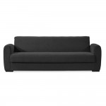 Dome Καναπές Κρεβάτι 3Θέσιος 224x83xH80cm Γκρι Σκούρο 07-811 01-2212