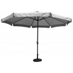 ROBIN ΟΜΠΡΕΛΑ ΚΗΠΟΥ ΜΕΤΑΛΛΙΚΗ ΓΚΡΙ ΠΑΝΙ Φ3M 03.ULA-GU300-GR