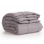 NEF-NEF HOMEWARE BASIC ΠΑΠΛΩΜΑ MONO MICRO-HOLLOW 160X220CM COLORFULL GREY 036166