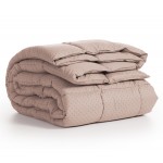 NEF-NEF HOMEWARE BASIC ΠΑΠΛΩΜΑ MONO MICRO-HOLLOW 160X220CM COLORFULL BEIGE 036166