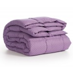 NEF-NEF HOMEWARE BASIC ΠΑΠΛΩΜΑ MONO MICRO-HOLLOW 160X220CM COLORFULL MAUVE 036166