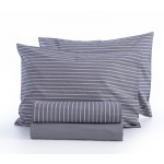 NAUTICA - NAU COAST PERCALE-COTTON ΣΕΤ ΣΕΝΤΟΝΙΑ ΥΠΕΡΔΙΠΛΑ 240X270CM GREY 036521