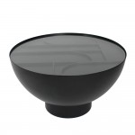 ARCHES COFFEE TABLE ΜΑΥΡΟ 70x70xH40cm 04-1110