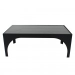 ARCHES COFFEE TABLE ΜΑΥΡΟ ΜΑΤ 100x55xH38cm 04-1112