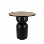 UP DOWN 65 COFFEE TABLE ΜΑΥΡΟ ΦΥΣΙΚΟ 65x65xH65cm 04-1150