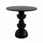 UP DOWN 50 SIDE TABLE ΜΑΥΡΟ 50x50xH50,5cm 04-1153