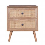 Κομοδίνο Oslo pakoworld sonoma 50x39x55εκ 086-000002