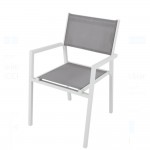 Πολυθρόνα Στοιβαζόμενη OTRANTO ΛΕΥΚΟ 61x57x87εκ. 0939-08/SM