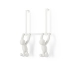 BUDDY ΚΡΕΜΑΣΤΡΑ ΠΟΡΤΑΣ 21.6 x 30.5 x 10.8 cm ΠΛΑΣΤΙΚΟ ΛΕΥΚΟ 2 ΘΕΣΕΩΝ 1004260-660