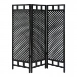 Παραβάν Locky pakoworld ξύλο μαύρο 150x2x160εκ 120-000393