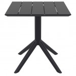 PARIS BLACK 70X70X74εκ. ΤΡΑΠΕΖΙ PP 20.0862