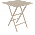 HELEN TAUPE ΤΡΑΠΕΖΙ ΠΤΥΣ/ΝΟ PP 60Χ60X74CM 20.0894