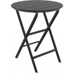 HELEN BLACK ΤΡΑΠΕΖΙ ΠΤΥΣ/ΝΟ PP D60X74CM 20.0900