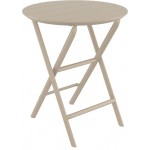 HELEN TAUPE ΤΡΑΠΕΖΙ ΠΤΥΣ/ΝΟ PP D60X74CM 20.0901