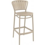 PORTOFINO 75CM ΣΚΑΜΠΟ TAUPE 48X52X106CM PP 20.0919