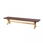 POMPEI ΠΑΓΚΑΚΙ RUST RED 200x40xH43,5cm 22-0232