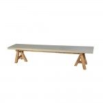 ERESOS ΠΑΓΚΑΚΙ CEMENT ΑΝΟΙΧΤΟ 200x40xH45cm 22-0238