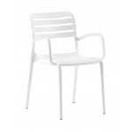 Notte πολυθρόνα pp WHITE ΣΤΟΙΒΑΖΟΜΕΝΗ 56x56x82(47)cm 