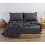 NEF NEF HOMEWARE ΣΕΝΤΟΝΙ ΜΕΜΟΝΩΜΕΝΟ ΒΑΜΒΑΚΕΡΟ ΜΟΝΟ ΜΕ ΛΑΣΤΙΧΟ BASIC 100Χ200+30 DARK GREY 011710