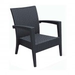 MIAMI DARK GREY ΠΟΛΥΘΡΟΝΑ 72Χ76Χ89CM PP 53.0053