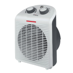 Primo Αερόθερμο Δαπέδου PRFH-81093 Primo IP21 2000W Λευκό/Γκρι 810093