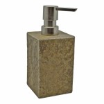 DISPENSER ΜΑΡΜΑΡΟ ΜΕ ΠΑΛΑΙΩΜΕΝΗ ΟΨΗ ΣΕ ΚΑΦΕ ΛΑΔΙ ΧΡΩΜΑ 7x7x16,3CM 829644