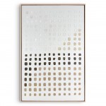 ΠΙΝΑΚΑΣ ΜΙΚΤΗ ΤΕΧΝΙΚΗ ME ΦΥΣΙΚΟ ΠΛΑΙΣΙΟ SUBTLE RHYTHM 78Χ118ΕΚ