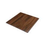 Contract Sliq Normal Επιφάνεια Τραπεζιού τ.Werzalit, 70x70cm/16mm Απόχρωση Walnut Ε107,41