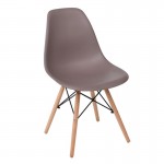 ART Wood Καρέκλα 46x52x82cm Ξύλο - PP Sand Beige ΕΜ123,91W