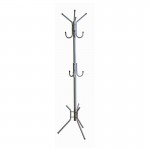 LEROY Καλόγερος 38x38x176cm Μέταλλο Βαφή Silver ΕΜ187,3