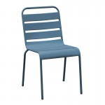 BRIO Καρέκλα-Pro Στοιβαζόμενη Μέταλλο Βαφή Sandy Blue 5415C Ε543,2