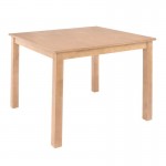 NATURALE Τραπέζι Mdf, 80x80x74cm Απόχρωση Oak Ε7672,3