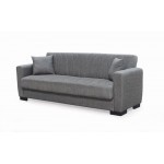 GALAXY Καναπές – Κρεβάτι με Αποθηκευτικό Χώρο, Sofa:210x78x78 Bed:105x180cm 3Θέσιος Ύφασμα Καφέ Ε9938,2