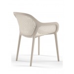 Atra πολυθρόνα pp WARM GREY 53x54x82.5(67/45)cm