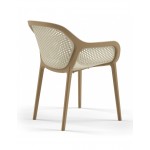 Atra πολυθρόνα pp COFFEE BEIGE 53x54x82.5(67/45)cm