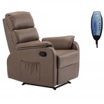 Comfort Massage Πολυθρόνα 79x97x101cm  Relax PU Cappuccino Ε9733,4